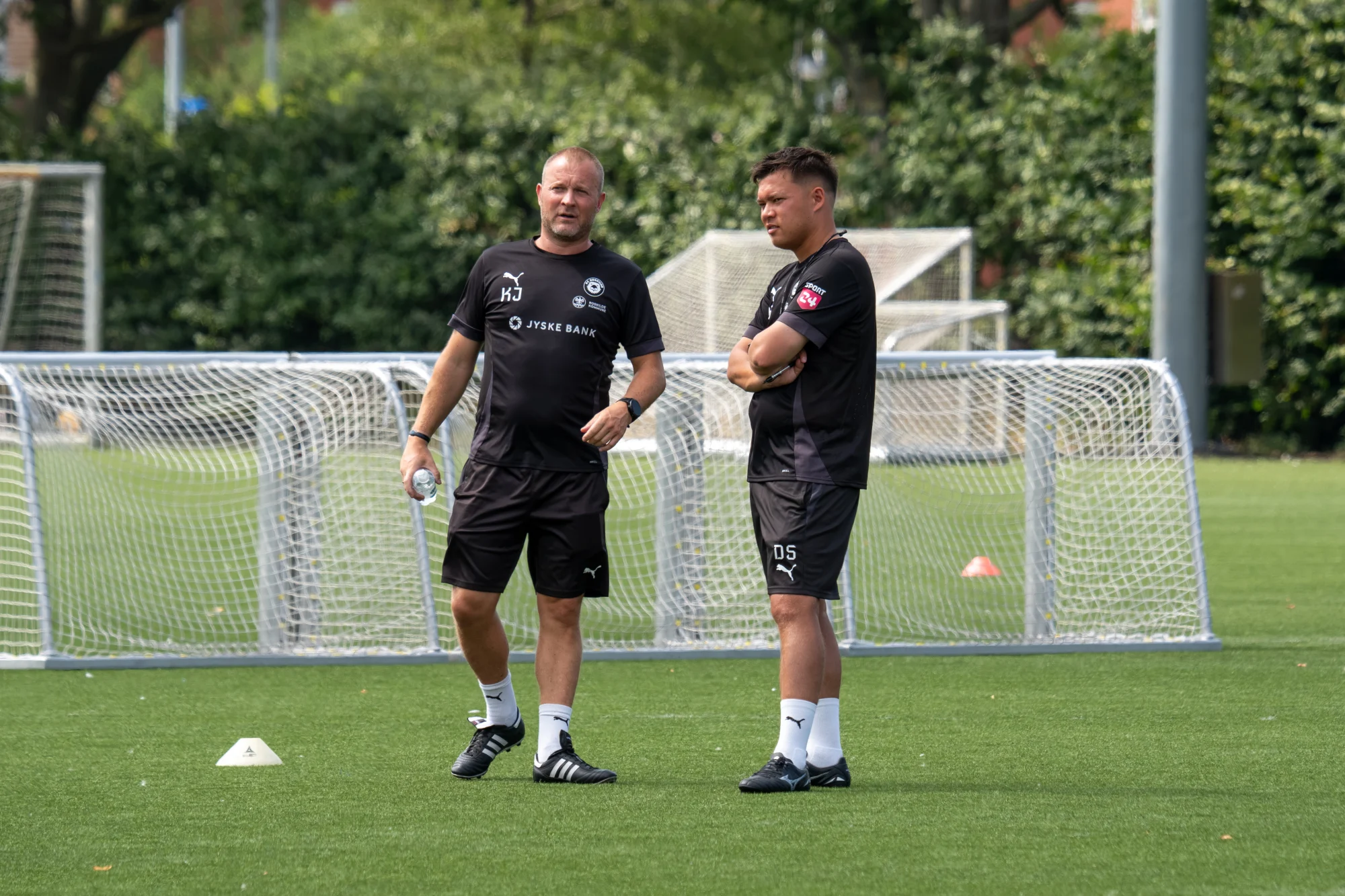 Jeppe Svensson og Daniel Simacon | FC Roskilde | Foto: Jakob Termansen